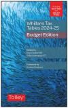 Whillans Tax Tables 2024-25 (Budget edition) cover