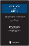Williams on Wills - First Supplement to the Eleventh edition cover